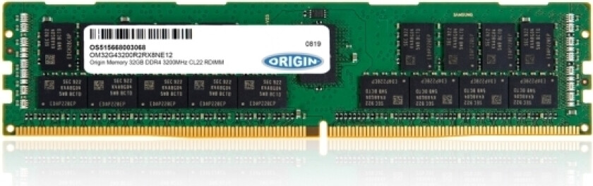 32Gb Ddr4 3200Mhz Rdimm 2Rx4 Ecc 1,2V