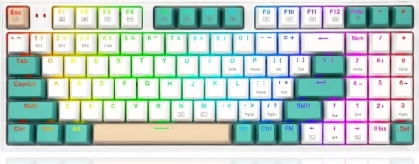 Redragon K643 Pro Red Switch-Tastatur (K643wgc-Rgb-Pro)