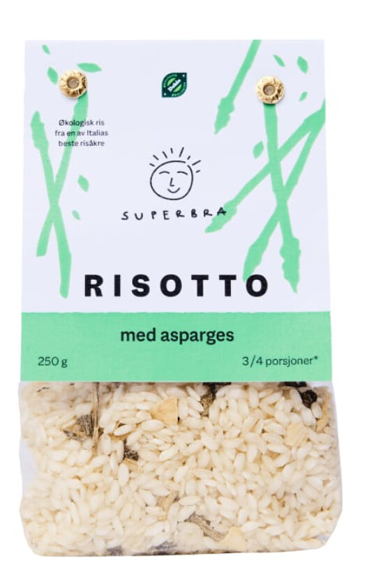 Risotto m/Asparges Økol 250g