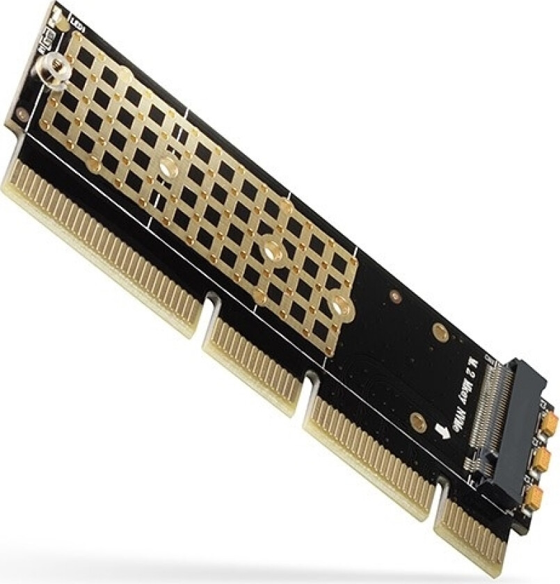 Bilde av Axagon Pci-E 3.0 16X - M.2 Ssd Nvme. Opptil 80 Mm Grensesnittkort/Adapter Innebygd (Pcem2-1U)