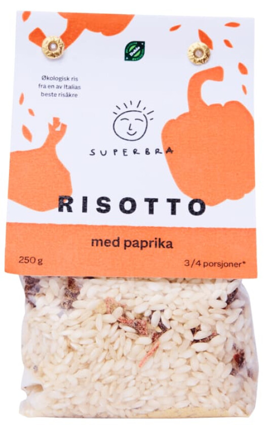 Risotto m/Paprika Økol 250g