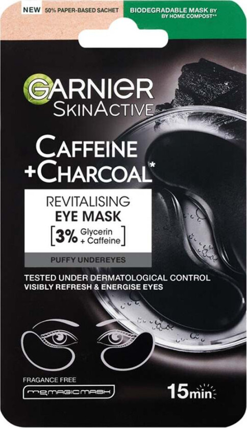 SkinActive Caffeine + Charcoal Eye Mask 5 g