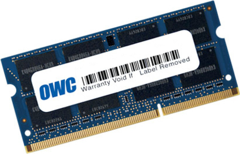 Owc 1600Ddr3s8gb, 8 Gb, 1 X 8 Gb, Ddr3l, 1600 Mhz, 204-Pin So-Dimm, Blå