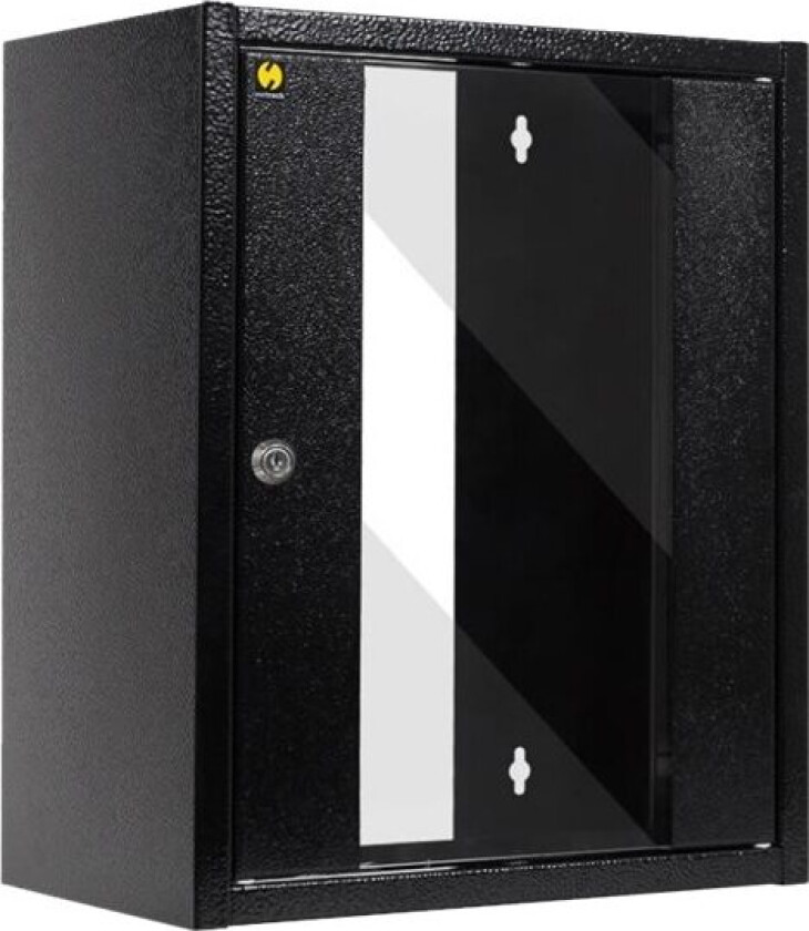 Netrack - Rack Skap - Veggmonterbar - Svart - 9U - 10"