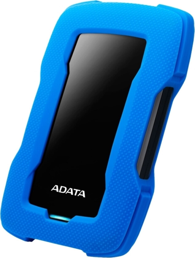 Adata Hd330 - Harddisk - 2 Tb - Ekstern (Bærbar) - Usb 3.1 - 256-Bit Aes - Blå