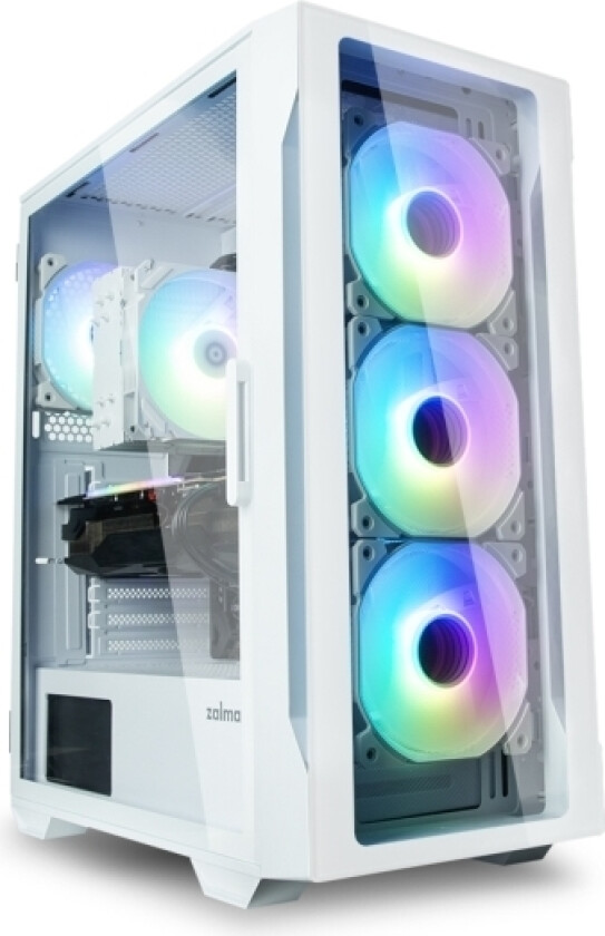 I3 Neo Tg White, Midi Tower, Pc, Vit, Atx, Micro Atx, Mini-Itx, Plast, Stål, Härdat Glas, 16,2 Cm