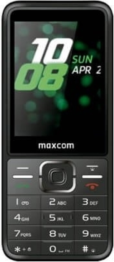 Maxcom Mm244 Dualsim Svart/Svart