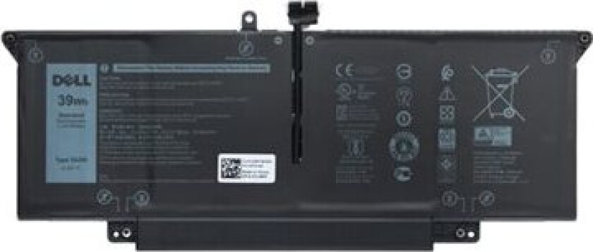 - Batteri Til Bærbar Pc - Erstatning For Utvalgte Bærbare - Litiumion - 3-Cellers - 39 Wh - For Latitude 7310 2-In-1, 7410 2-In-1