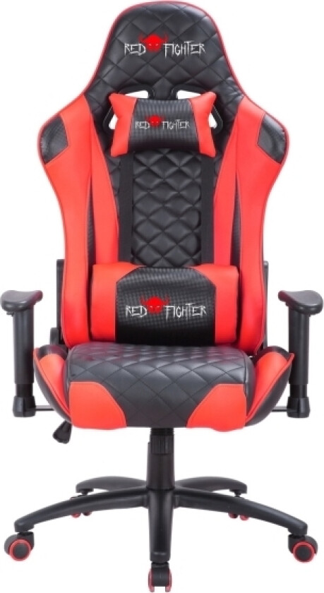 C1, Pc-Gamingstol, 150 Kg, Hard Stol, Universell, Sort, Sort