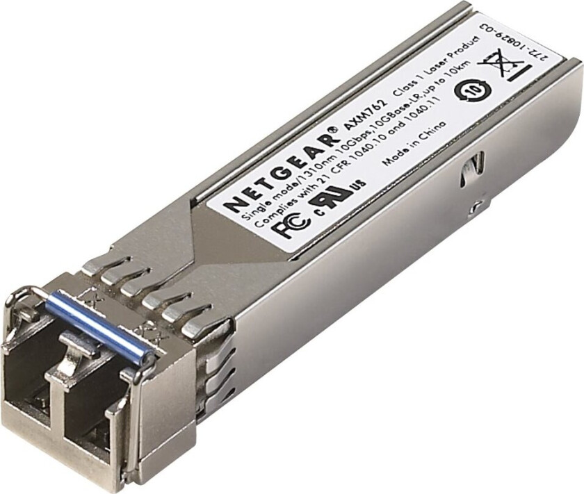 Prosafe Axm762 - Sfp+ Transceivermodul - 10Gbe - 10Gbase-Lr - Opp Til 10 Km - For Gsm7228ps, Gsm7252ps, Gsm7328s, Gsm7352s, M4300-28G