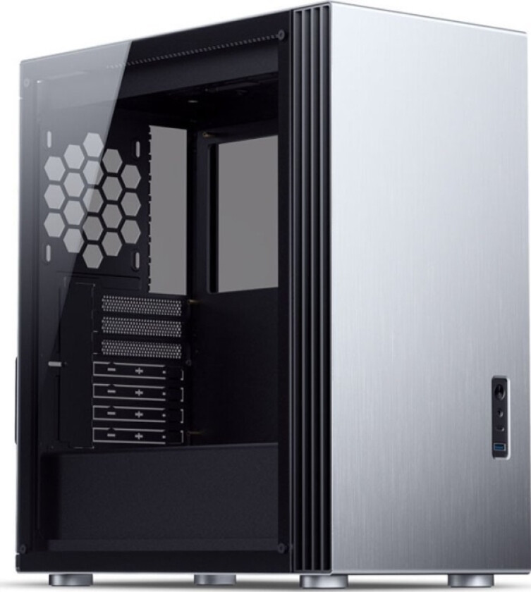 U6 Window Midi-Tower, Tempered Glass - Silber (U6 Silver)