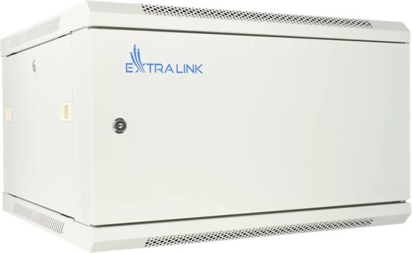 Extralink Asp - Rack Skap - 600X600 Mm - Veggmonterbar - Grå - 6U - 19"