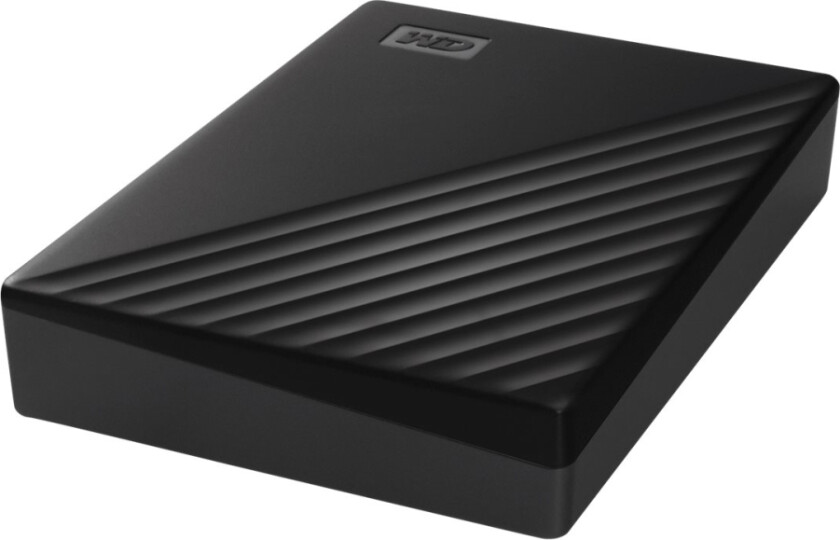 Wd My Passport Wdbpkj0050bbk - Harddisk - Kryptert - 5 Tb - Ekstern (Bærbar) - Usb 3.2 Gen 1 - 5400 Rpm - 256-Bit Aes - Svart