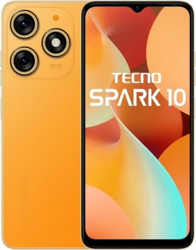 Smartphone Tecno Spark 10 8/128 Gb Orange (Magic Skin Orange Ki5q 8/128)