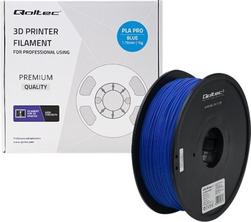 Professional - Blå - 1 Kg - Boks - Pla Pro-Filament (3D)