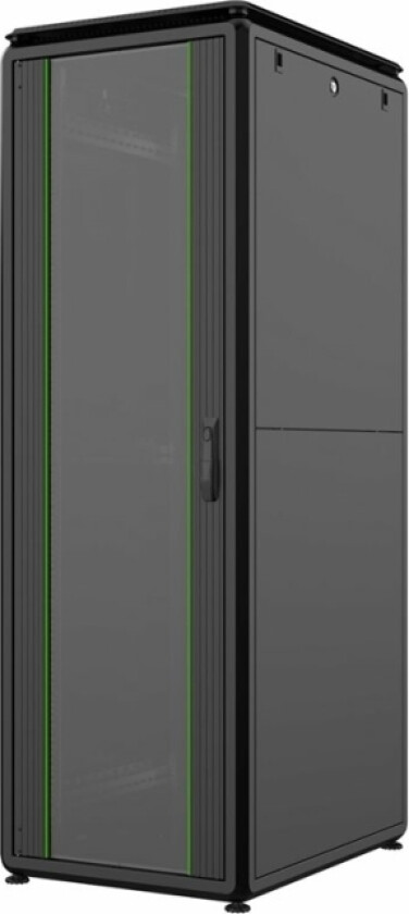 By Logon Data Line - Rack Skap - 600 X 800 Mm, Data Line - Free-Standing - Svart - 36U - 19"