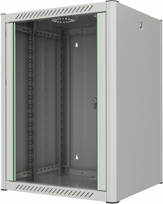 By Logon - Rack Skap - 60 X 56, Pro - Veggmonterbar - Hvit, Ral 7035 - 16U - 19"