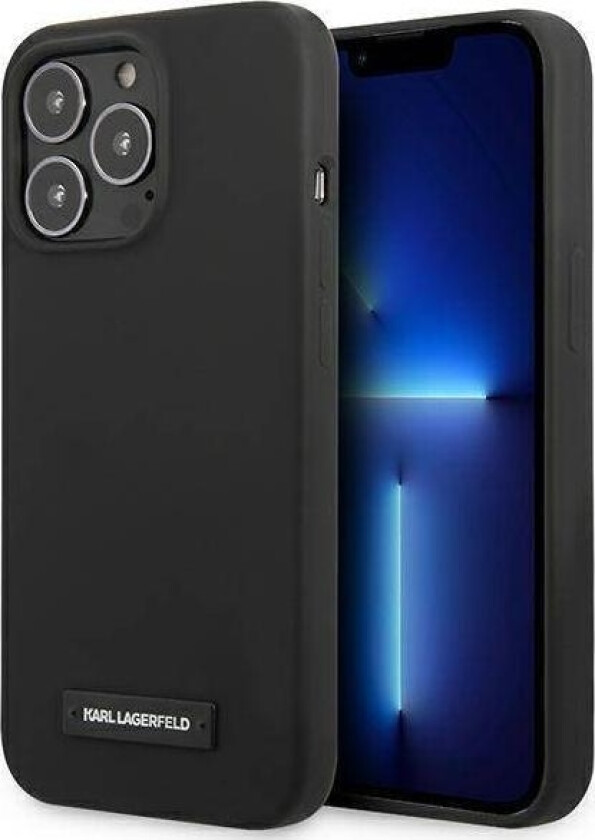 Klhcp13lslmp1k Iphone 13 Pro / 13 6,1" Hardcase Czarny/Black Silicone Plaque