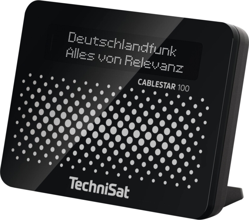 Technisat Cablestar 100 - Radiotuner - Sort