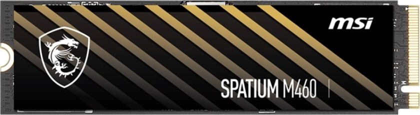 Msi Spatium M460 - Ssd - Kryptert - 1 Tb - Intern - M.2 2280 - Pcie 4.0 X4 (Nvme)