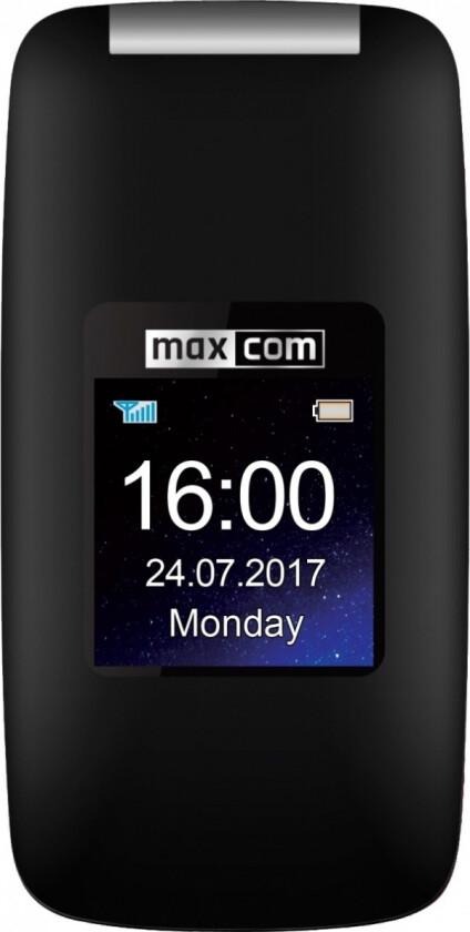 Maxcom Comfort Mm824 Mobiltelefon Svart Og Sølv
