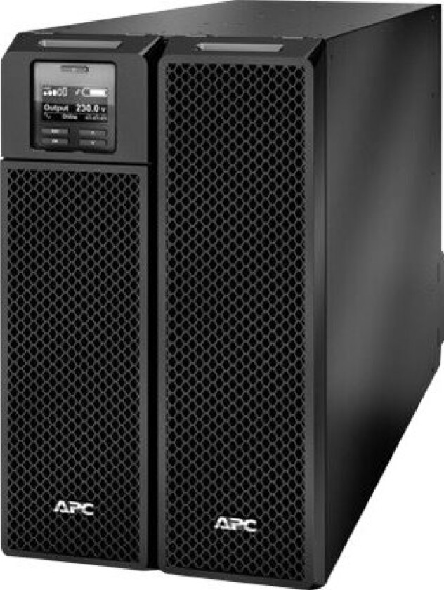 Apc Smart-Ups Srt 8000Va - Ups (Rackmonterbar/Ekstern) - Ac 230 V - 8000 Watt - 8000 Va - Ethernet 10/100, Usb - Utgangskontakter: 14 - 6U - Svart
