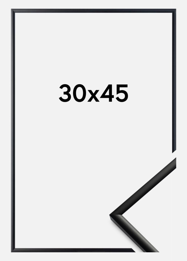 Ramme New Lifestyle Akrylglass Matt Svart 30x45 Cm