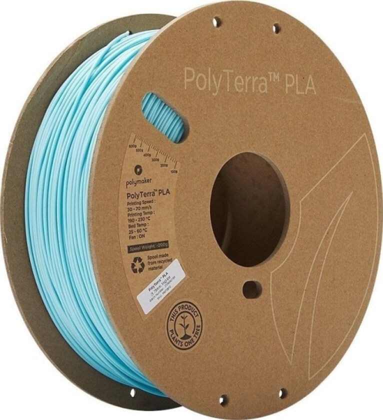 Filament maker terra Pla 1,75Mm, 1Kg - Ice}