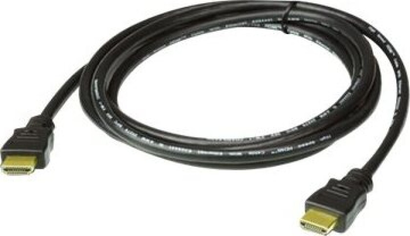 Aten - Hdmi-Kabel Med Ethernet - Hdmi Hann Til Hdmi Hann - 15 M - Skjermet - Svart - For Aten Vm5808ha Vancryst Vm0808ha, Vm5404h, Vm6404hb, Vm6809h
