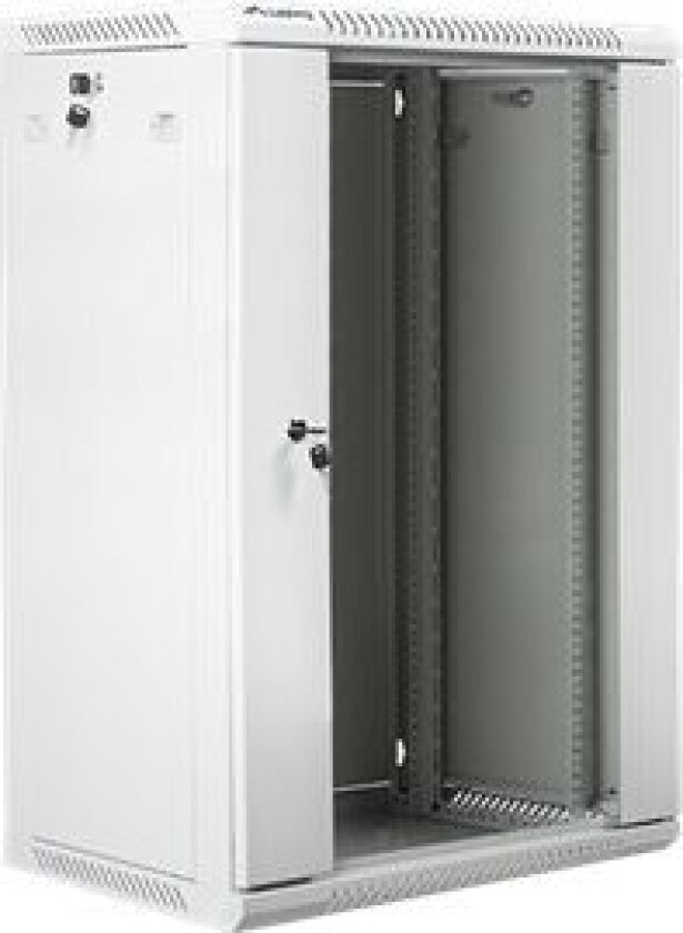 Lanberg - Rack Skap - Veggmonterbar - Grå, Ral 7035 - 18U - 19"