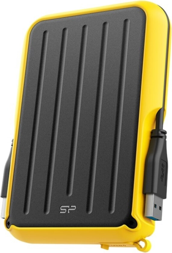 Armor A66 - Harddisk - 4 Tb - Ekstern (Bærbar) - Usb 3.2 Gen 1 - Svart/Gul