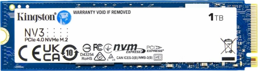 Kingston Nv3 - Ssd - 1 Tb - Intern - M.2 2280 - Pcie 4.0 X4 (Nvme)