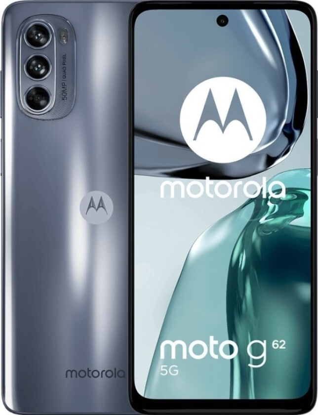 Moto G62 5G Smarttelefon 6/128 Gb Grafitt (Ydmw9390109p)