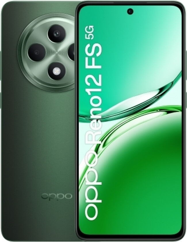 Oppo Reno12 Fs 5G, 16,9 Cm (6.67"), 12 Gb, 512 Gb, 50 Mp, Android 14, Grön