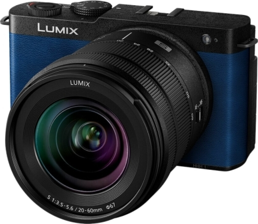 Lumix S9 + 20-60Mm F3.5-5.6 Lens, 24,2 Mp, 12000 X 8000 Pixlar, Cmos, 6K Ultra Hd, Pekskärm, Blå