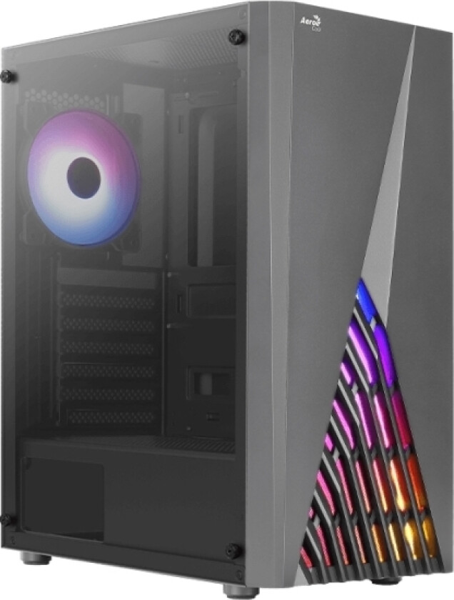 Bilde av Aerocool Delta-G-Bk-V1 - - Sidepanel Med Vindu (Herdet Glass) - Ingen Strømforsyning