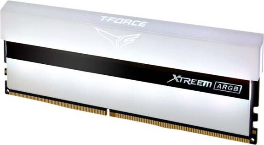 T-Force Xtreem Argb White - Ddr4 - Sett - 16 Gb: 2 X 8 Gb - Dimm 288-Pin - 3200 Mhz / Pc4-25600 - Cl14 - 1.35 V - Ikke-Bufret - Ikke-Ecc - Hvit