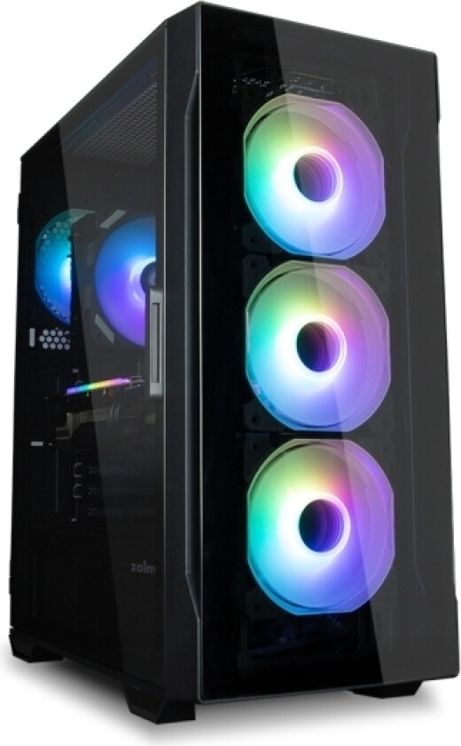 I3 Neo Tg Black, Midi Tower, Pc, Svart, Atx, Micro Atx, Mini-Itx, Plast, Stål, Härdat Glas, 16,2 Cm