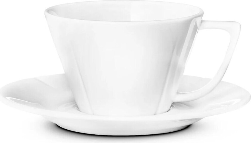 Grand Cru tekopp med skål hvit