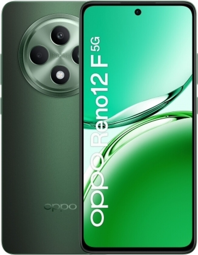 Oppo Reno12 F 5G, 16,9 Cm (6.67"), 8 Gb, 256 Gb, 50 Mp, Android 14, Grön