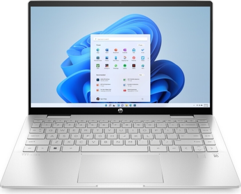 Hp Pavilion X360 14-Ek1007no, Intel® Core™ I5, 35,6 Cm (14"), 1920 X 1080 Piksler, 8 Gb, 512 Gb, Windows 11 Home