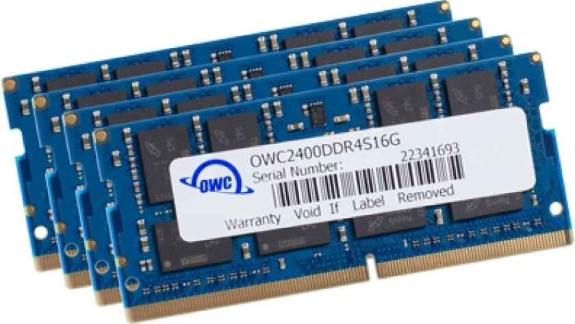 Owc Owc2400ddr4s64s, 64 Gb, 4 X 16 Gb, Ddr4, 2400 Mhz, 260-Pinners So-Dimm