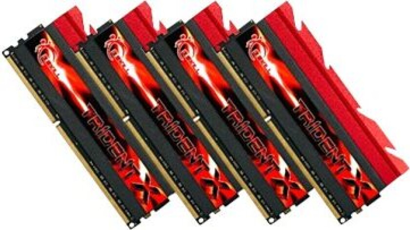 Tridentx-Minne, Ddr3, 32 Gb, 2400Mhz, Cl10 (F3-2400C10q-32Gtx)