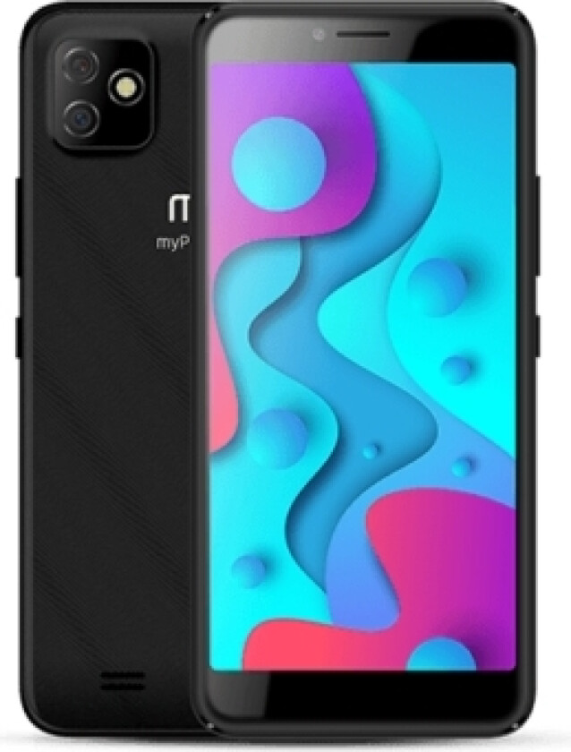 Myphone Fun 9, 13,8 Cm (5.45"), 2 Gb, 16 Gb, 8 Mp, Android 11 Go Edition, Sort