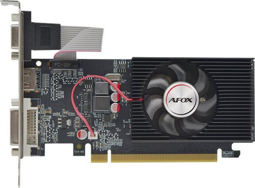 Afox Gt 220 - Grafikkort - Gf Gt 220 - 1 Gb Gddr3 - Pcie 2.0 X16 - Dvi, D-Sub, Hdmi