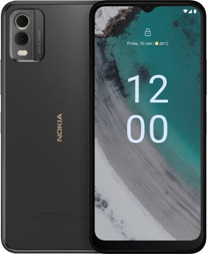 Nokia C32 - 4G Smarttelefon - Dobbelt-Sim - Ram 6 Gb / Internminne 128 Gb - Microsd Slot - 6.5" - 2X Bakkameraer 50 Mp, 2 Mp - Front Camera 8 Mp - Ko