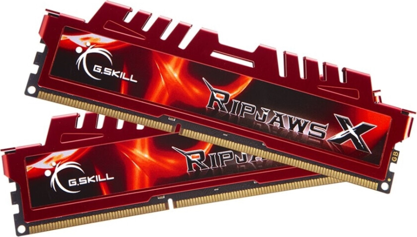 Ripjaws-X F3-12800Cl9d-8Gbxl - Ddr3 - Sett - 8 Gb: 2 X 4 Gb - Dimm 240-Pin - 1600 Mhz / Pc3-12800 - Cl9 - 1.5 V - Ikke-Bufret - Ikke-Ecc