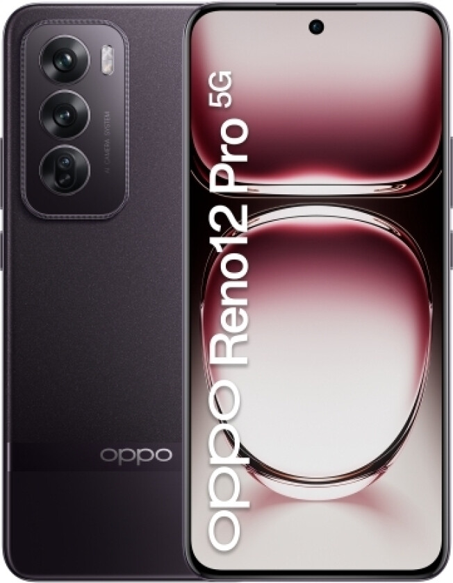 Oppo Reno12 Pro, 17 Cm (6.7"), 12 Gb, 512 Gb, 50 Mp, Android 14, Svart