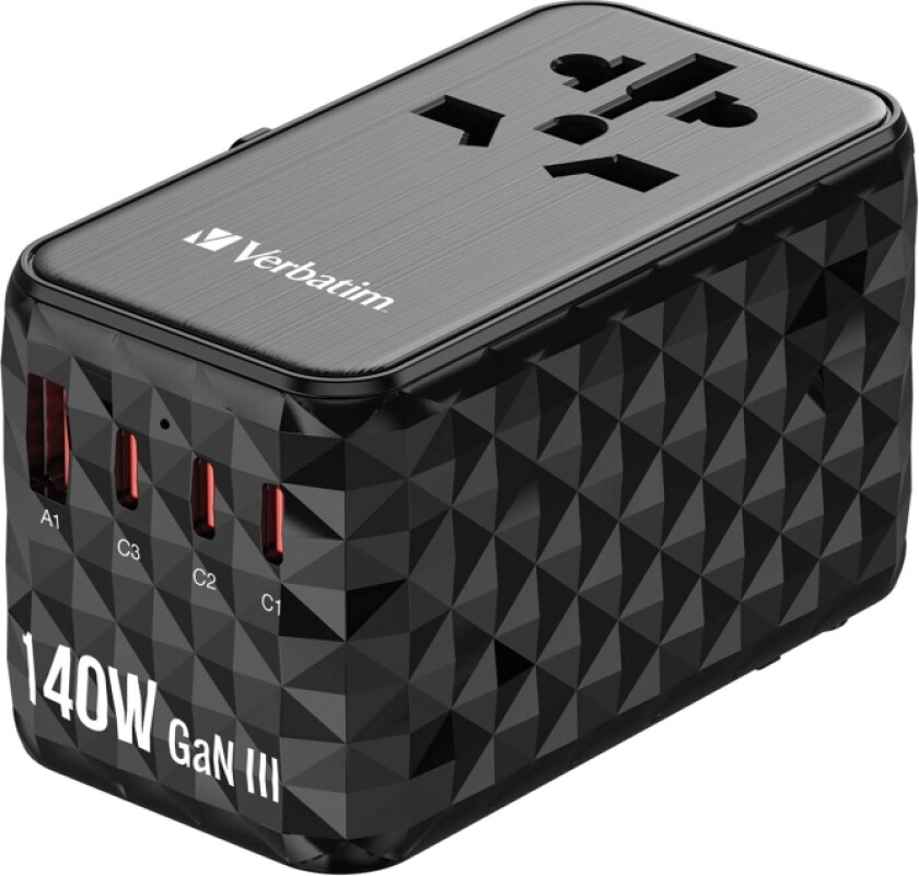 Uta-10 - Strømadapter - Gan Iii, Universal - 140 Watt - 10 A - Apple Fast Charge, Fast Charge, Pd 3.0, Qc 3.0, Qc 4+, Super Charge, Power De