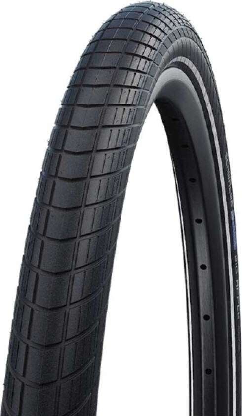 Big Apple Non Folding Tire (50-355) Black, Energizer, Raceguard, Psi Max:70 Psi, Yes, Weight:470 G